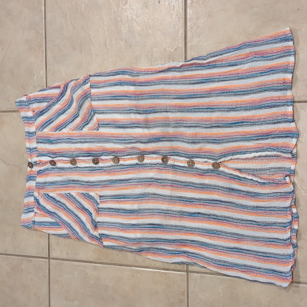 Harper Multicolor Striped Maxi Skirt